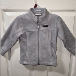NWOT Toddler 2t zip up Columbia lightweight fleece jacket in grey